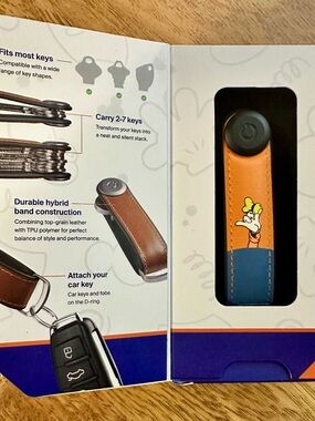OrbitKey Goofy Leather Key Organizer